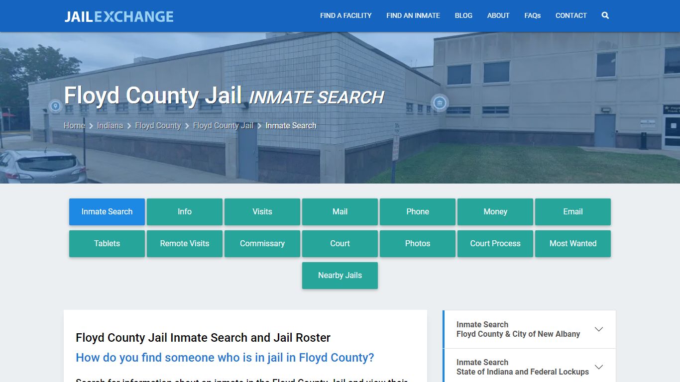 Inmate Search: Roster & Mugshots - Floyd County Jail, IN